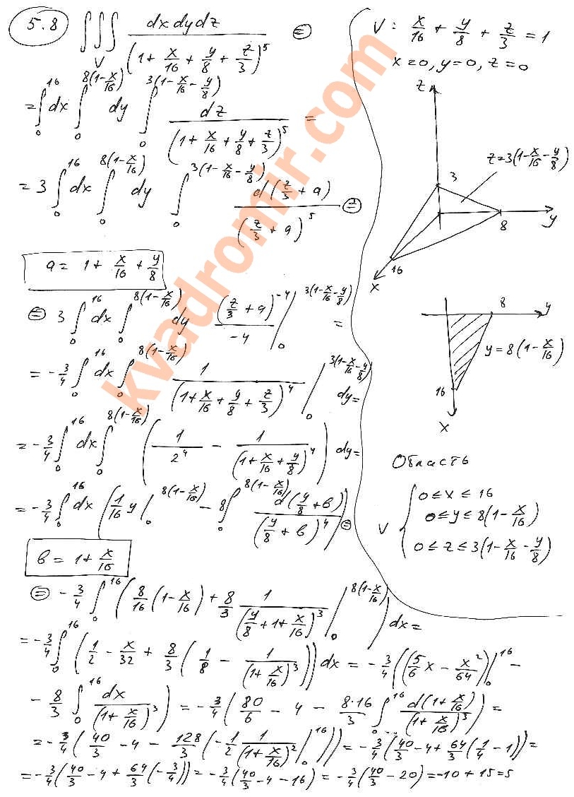 Реферат: Решения к Сборнику заданий по высшей математике Кузнецова Л.А. - 3 Графики (разное)